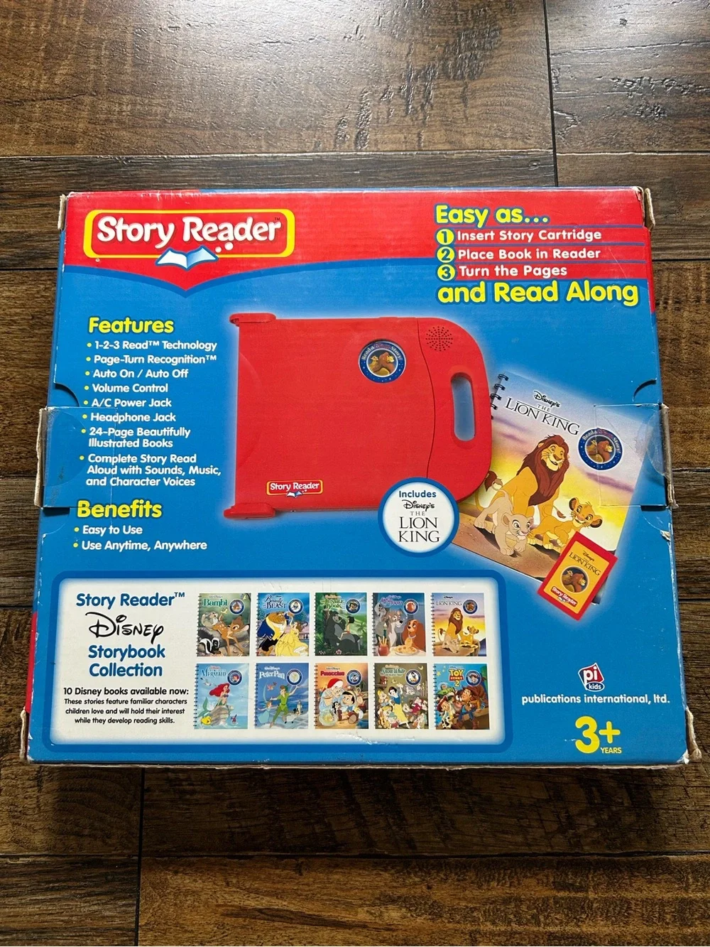 Story Reader With Lion King Book -‎ Kids Learning Reading Toys Vintage